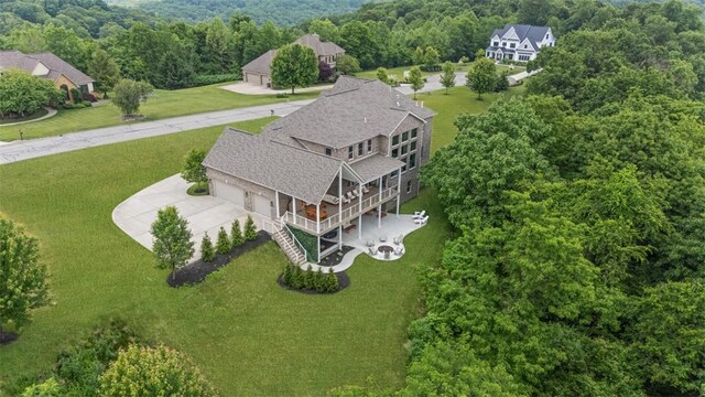 80 Charleston Sq, Bell Acres, PA 15143 - view of subject property with a heavily wooded area