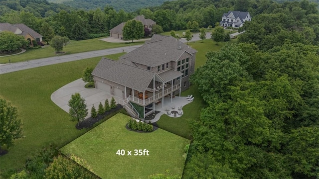 80 Charleston Sq, Bell Acres, PA 15143 - view of subject property with a heavily wooded area