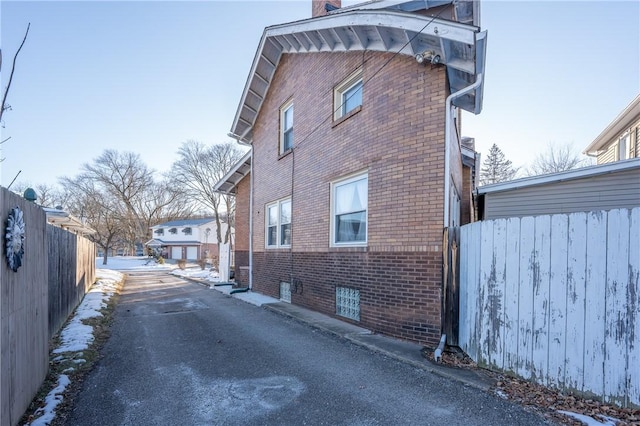 view of side of property