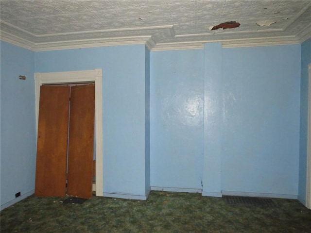 view of spare room