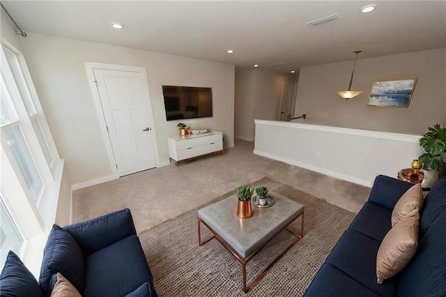 living room with a wealth of natural light