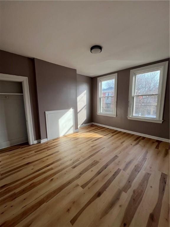 interior space featuring light wood-type flooring