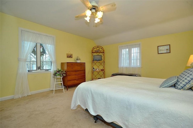 1722 Arlington Rd, Blackridge, PA 15235 - bedroom with ceiling fan, carpet floors, multiple windows, and baseboards