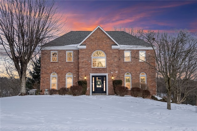 view of colonial inspired home