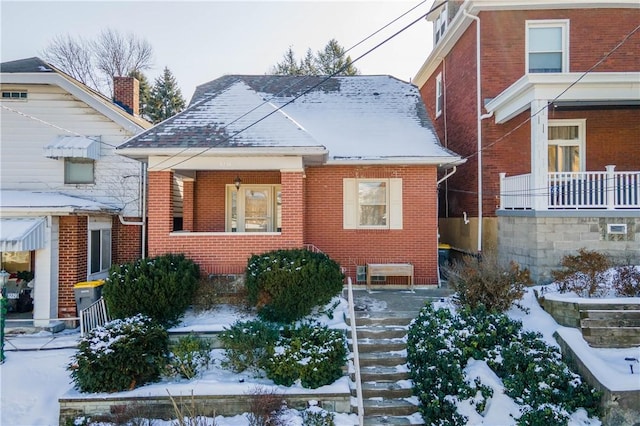 view of bungalow-style home