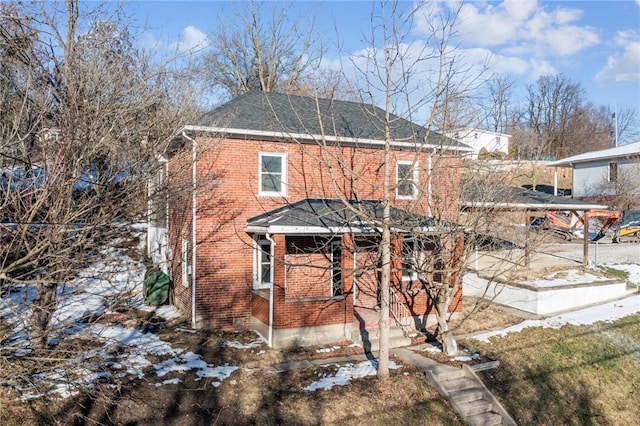 view of front of home