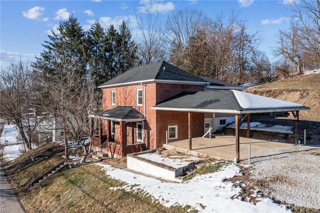 view of front of home