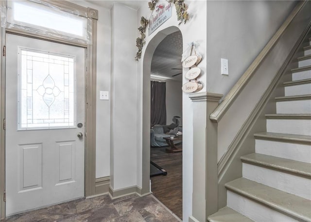 view of entrance foyer