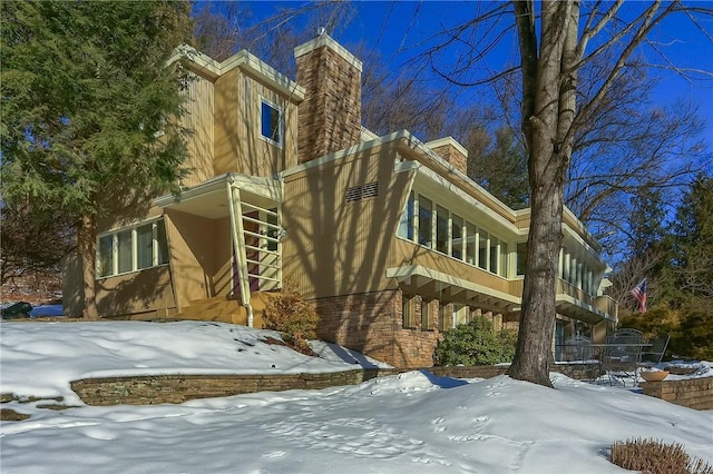 view of front of home