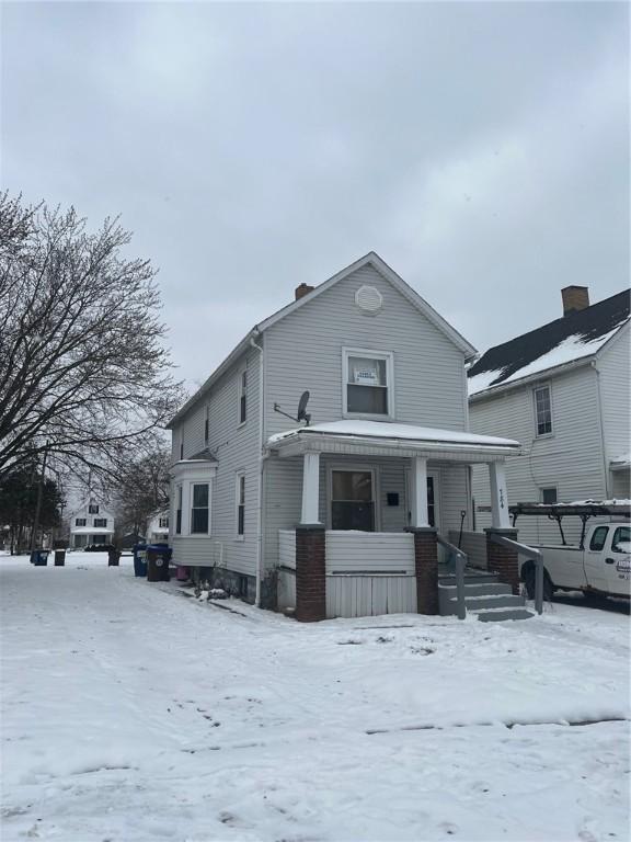 view of front property with a porch