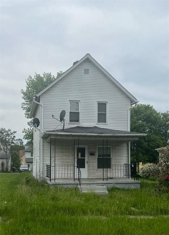 810 Spruce Ave, Sharon, PA 16146 - view of front of property featuring covered porch