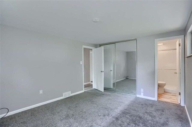 217 Belladonna Dr, Shaler, PA 15116 - unfurnished bedroom featuring carpet, a closet, and connected bathroom