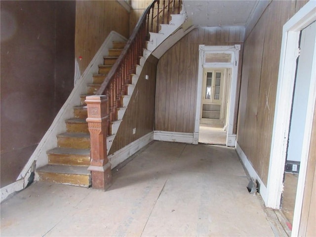 view of basement