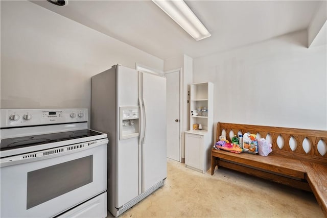 kitchen with white appliances