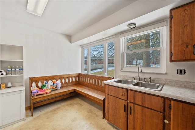 kitchen featuring sink