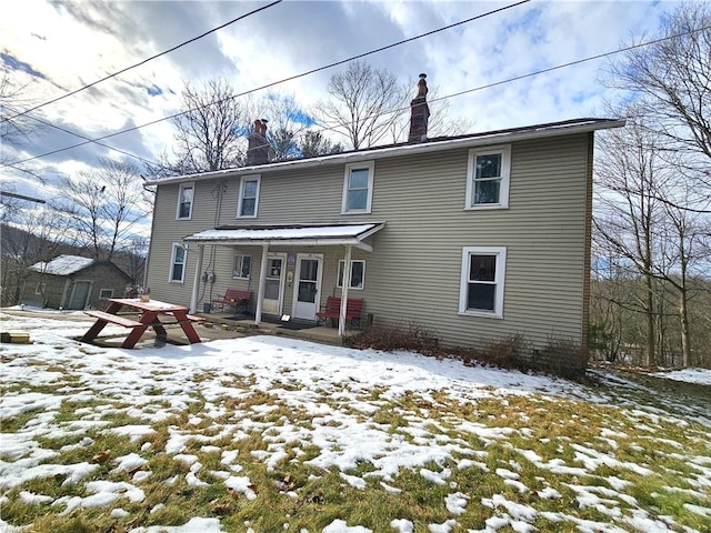 view of front of house with a porch