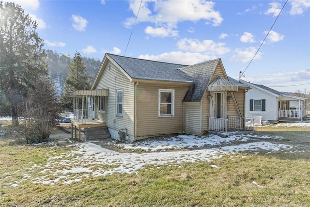 view of bungalow-style home