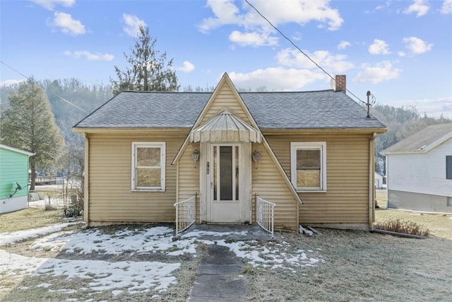 view of bungalow-style house