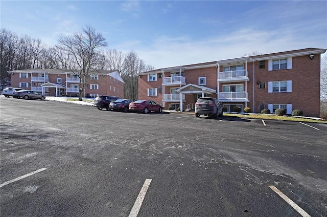 view of parking / parking lot