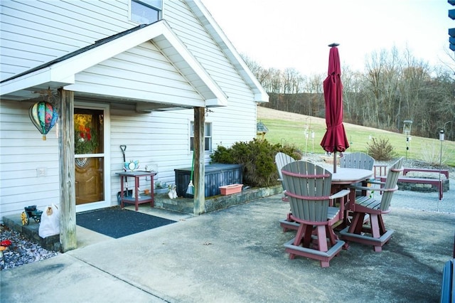 view of patio