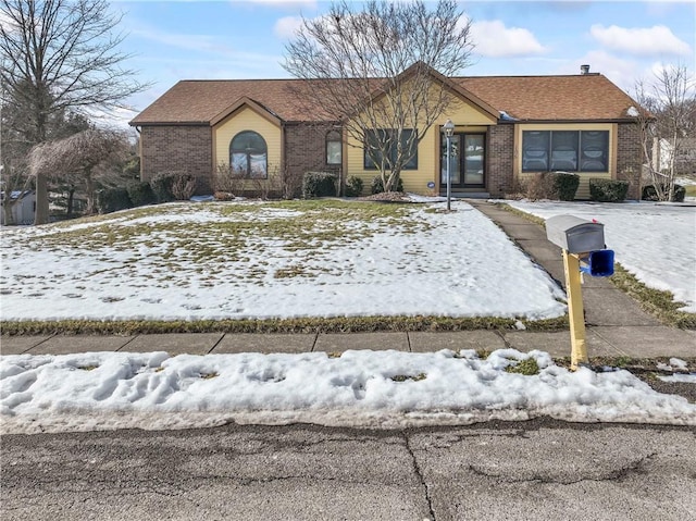 view of ranch-style home