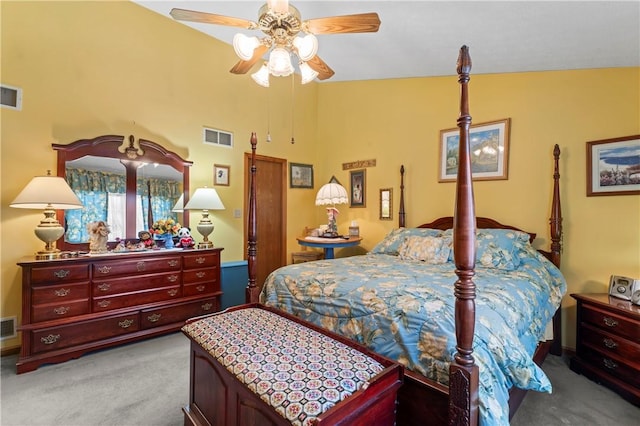 105 Lawrence Dr, Brighton Twp, PA 15009 - bedroom featuring light colored carpet and ceiling fan