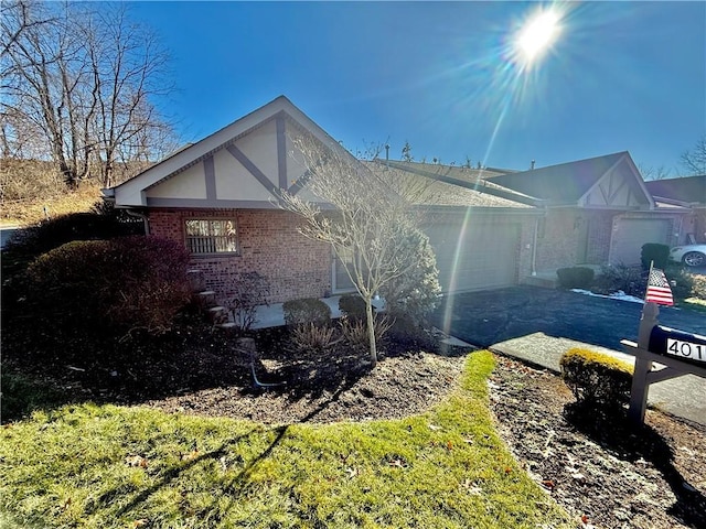 view of home's exterior featuring a garage