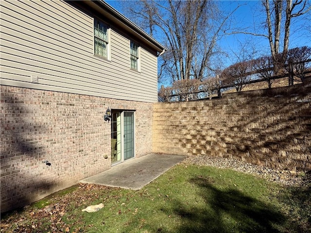 exterior space featuring a patio area