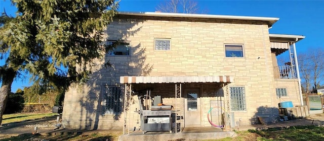 view of rear view of property