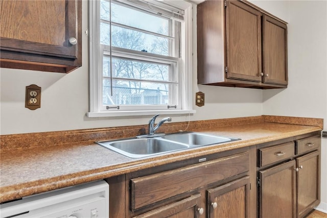 kitchen with dishwasher and sink