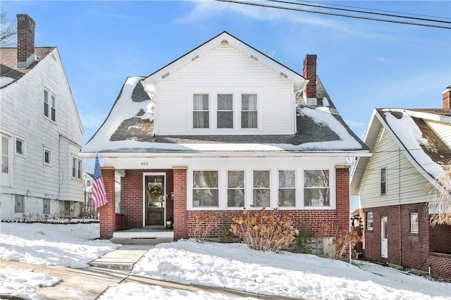 view of front of home