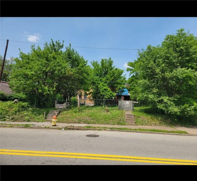 view of obstructed view of property