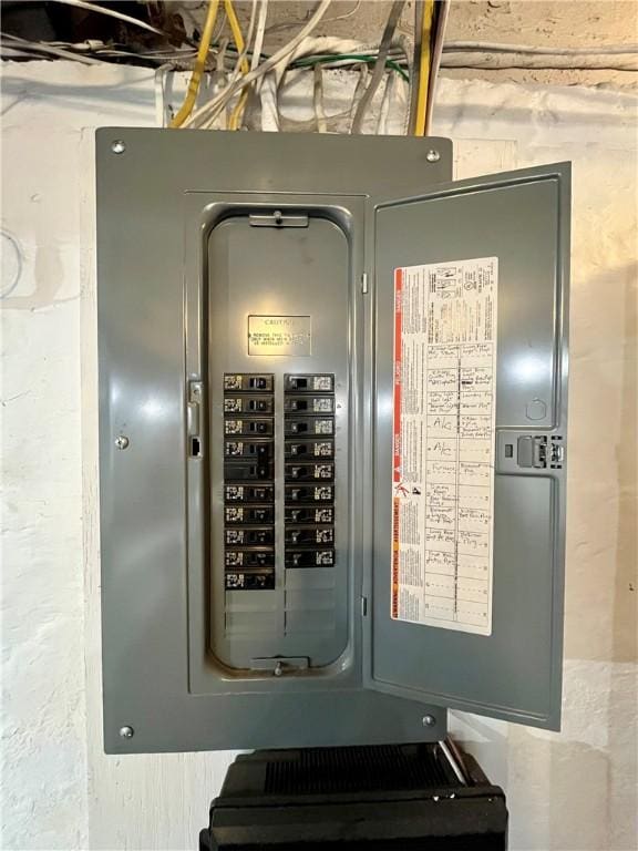 utilities with electric panel