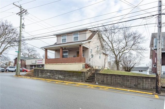 view of front of home