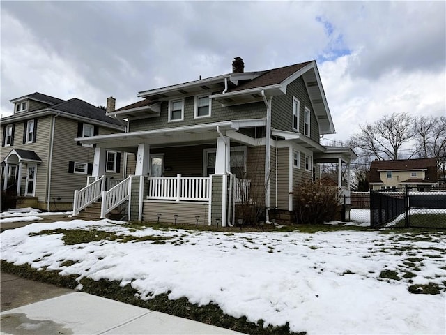 view of front of home