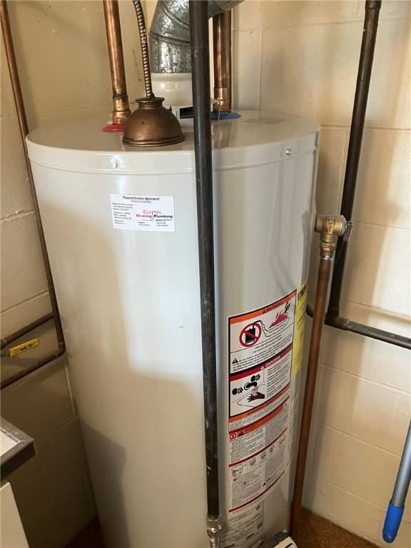 utilities with gas water heater