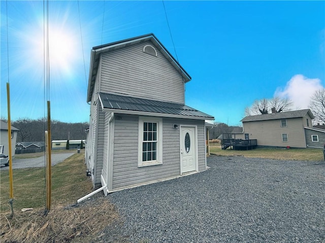 view of rear view of house