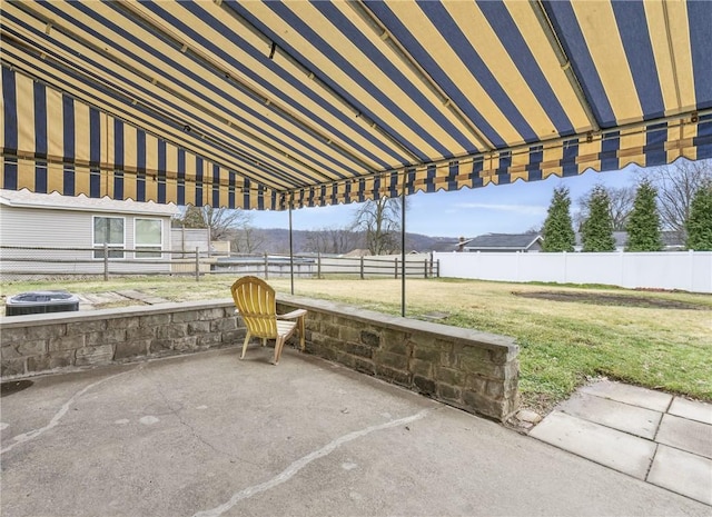 view of patio / terrace featuring central AC unit