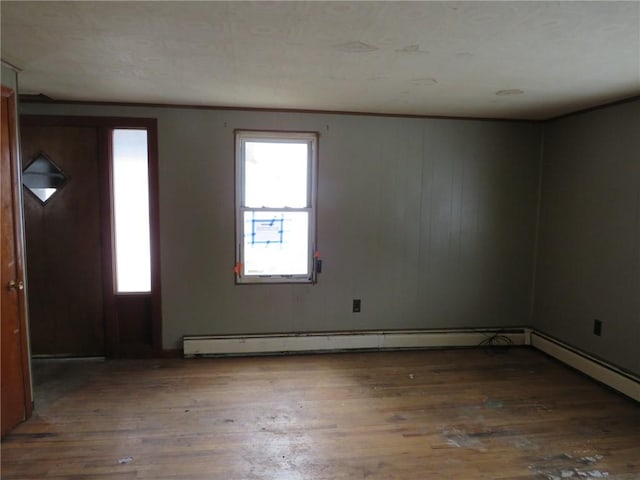 foyer entrance featuring hardwood / wood-style flooring and a healthy amount of sunlight