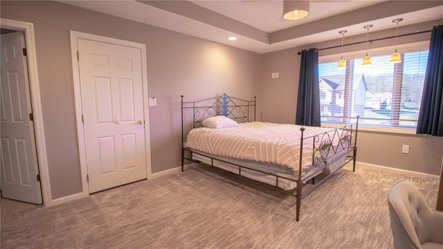 bedroom with carpet flooring