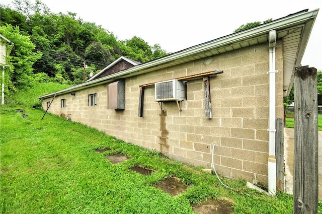 1036 7th St, West Elizabeth, PA 15088 - view of property exterior featuring concrete block siding