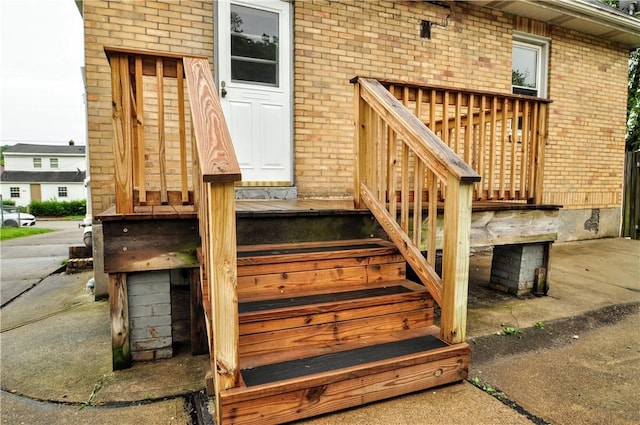 1036 7th St, West Elizabeth, PA 15088 - doorway to property featuring brick siding