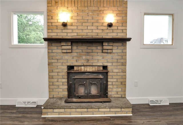 1036 7th St, West Elizabeth, PA 15088 - kitchen with appliances with stainless steel finishes, dark stone counters, dark wood finished floors, and recessed lighting