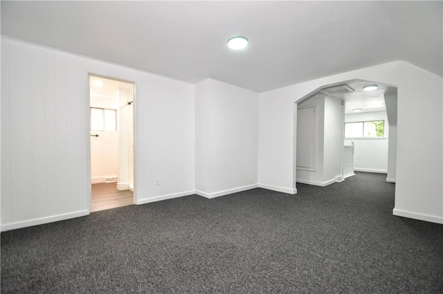 1036 7th St, West Elizabeth, PA 15088 - unfurnished room featuring dark colored carpet and baseboards