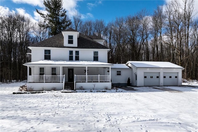 view of front of house featuring a porch