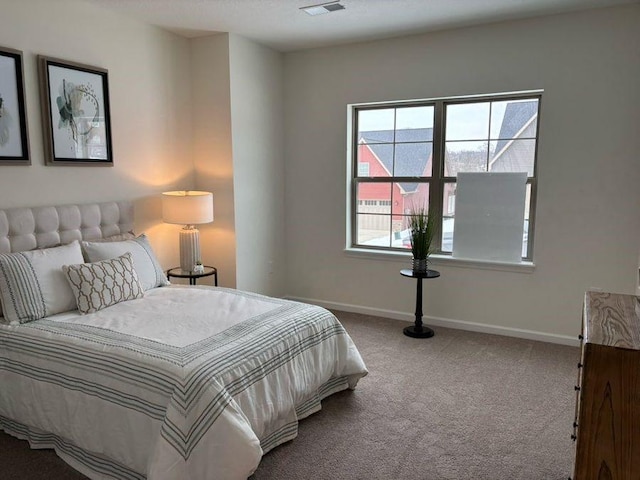 bedroom featuring carpet floors