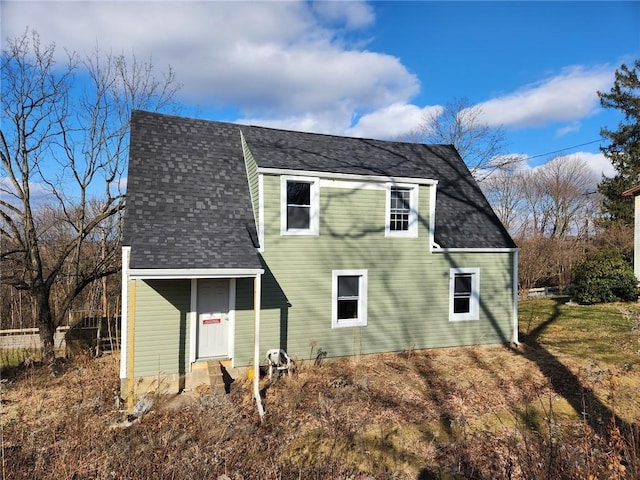 view of rear view of house