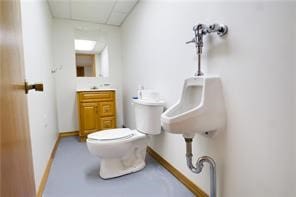 bathroom featuring toilet