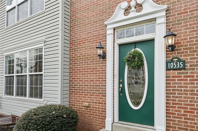 view of entrance to property