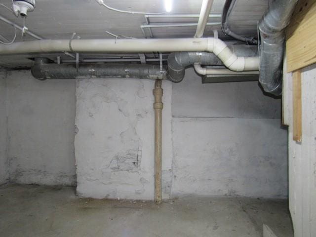 view of basement